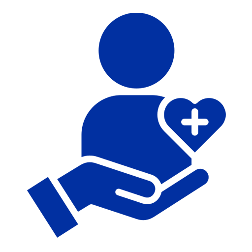 Hand holding a card with a heart symbol.